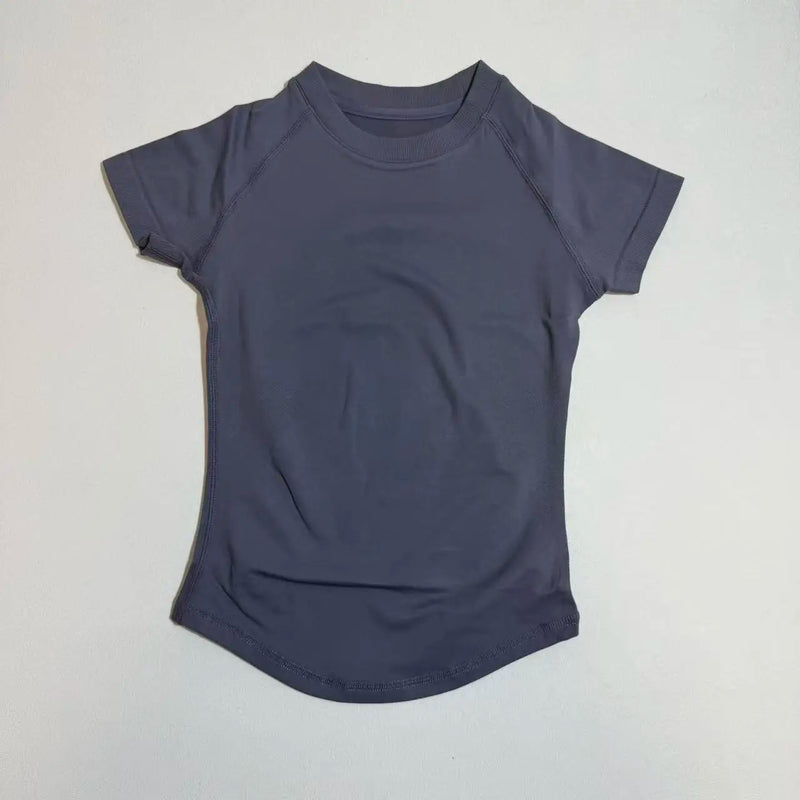 UETEEY Sport Short Sleeve Top Seamless Yoga Leotard Clothing Women.