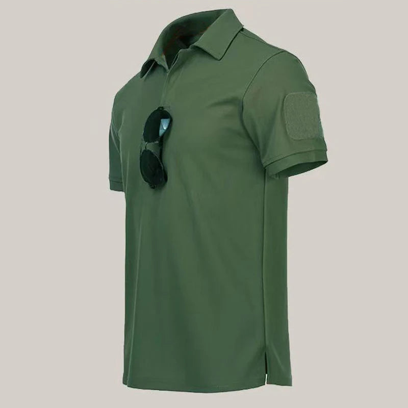 Men's Summer T-shirt Male Camping Hiking Trekking Fishing Training Running.