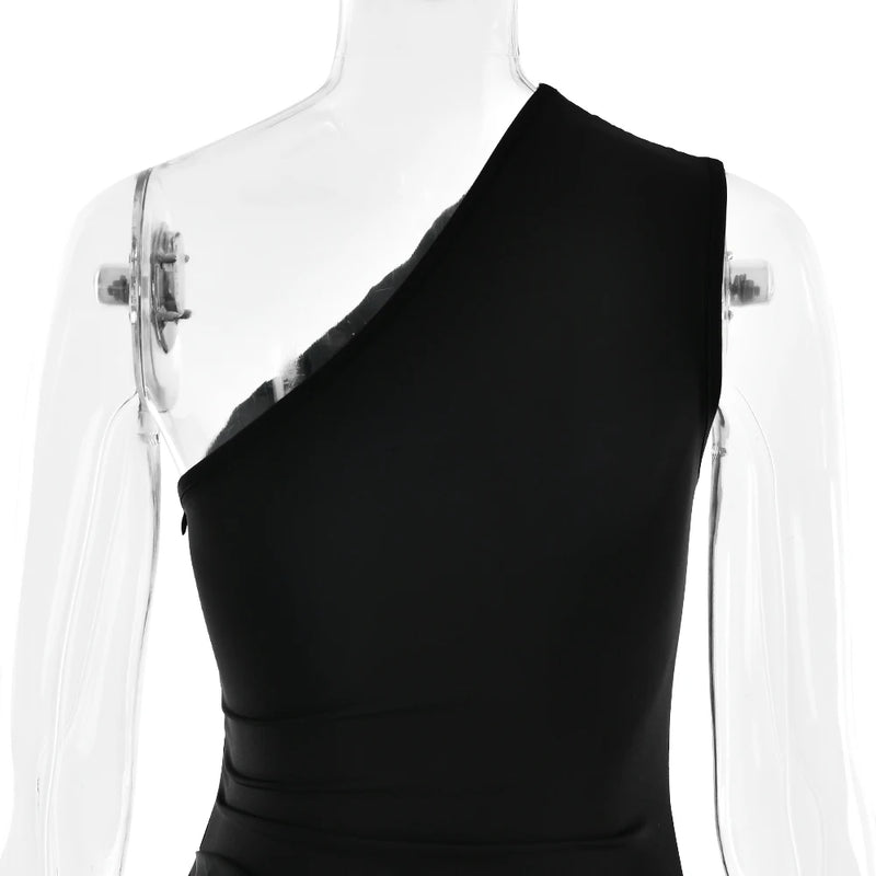 Women’s Maxi Dress Brown Sleeveless Evening Dress.