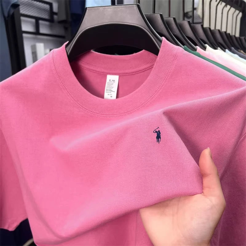 pure cotton high-end short-sleeved T-shirt, summer designer brand.