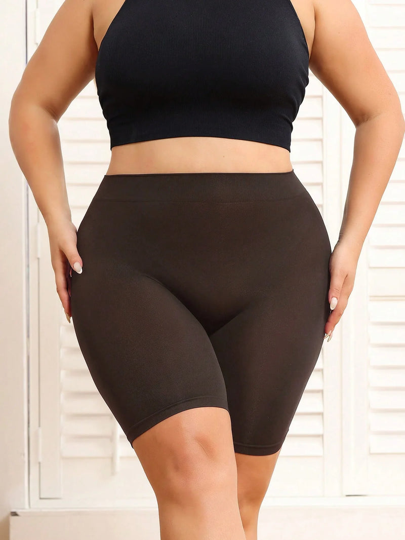 Women's shorts with tummy control and butt-lifting.