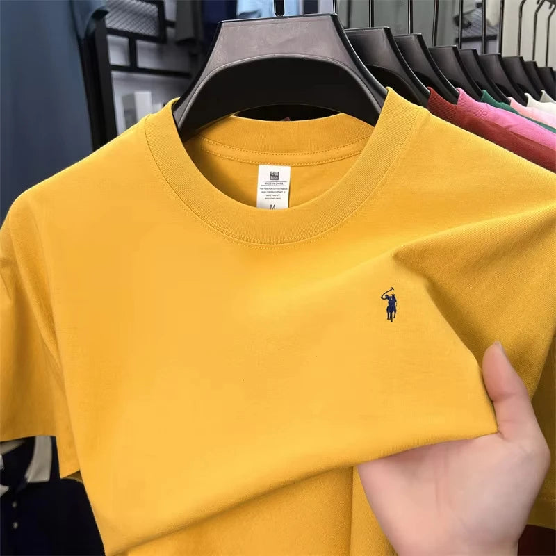 pure cotton high-end short-sleeved T-shirt, summer designer brand.