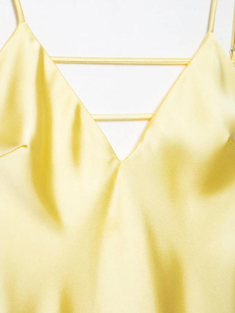Sexy Chic Satin Women Party Dress V Neck Backless Long Eevning Club Dress.