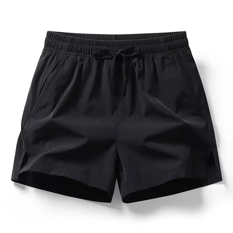 1pcs Summer Men Ice Silk Shorts Quick Drying Running Gym Pants Homme.