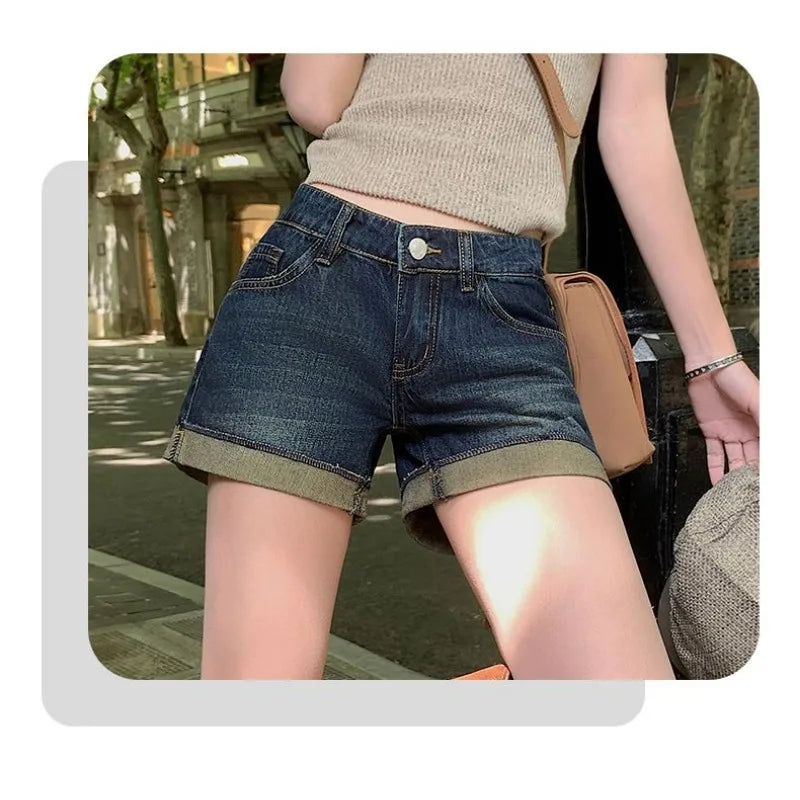 Shorts Womens Denim Summer New High Waist.