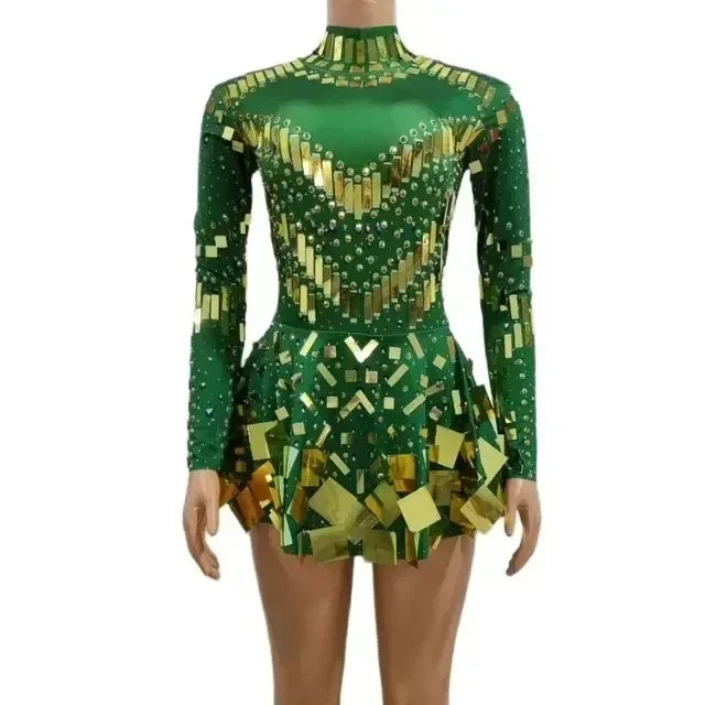 Nightclub Party Celebrate Dress Women Dancer Performance.