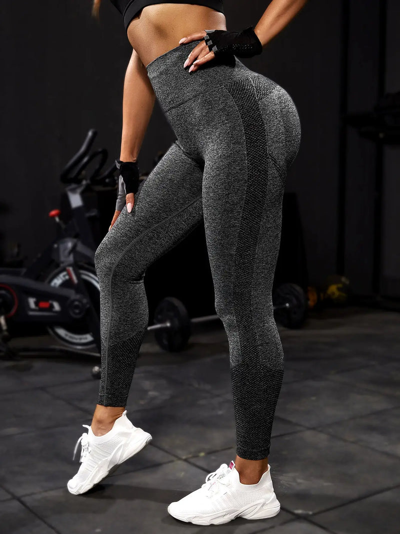 Yoga Sport Women Fitness Seamless Workout Leggings Fashion Push Up.