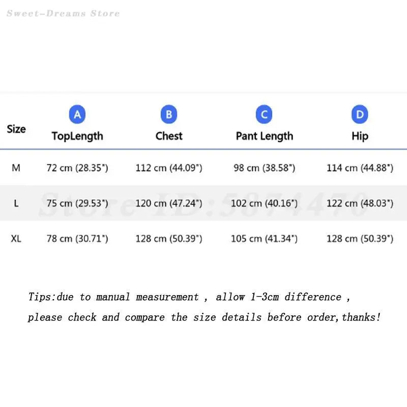 2PCS Pajamas Set Men's Cotton Sleepwear Loose Casual.
