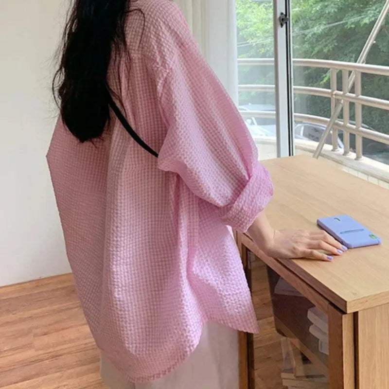 Women's Shirt Sunscreen Long Sleeves Shirt Summer.