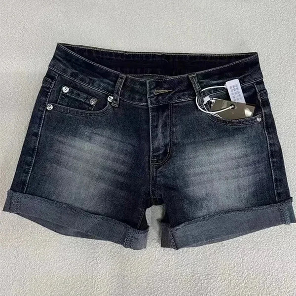 Summer Sexy Low Rise Hip Covering Hot Pants Women American Distressed.