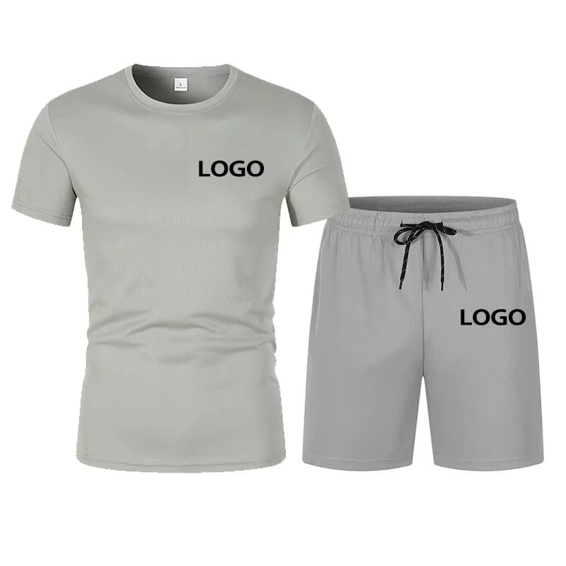 Customized Logo Your Design Short Sleeved DIY Men's Sports.
