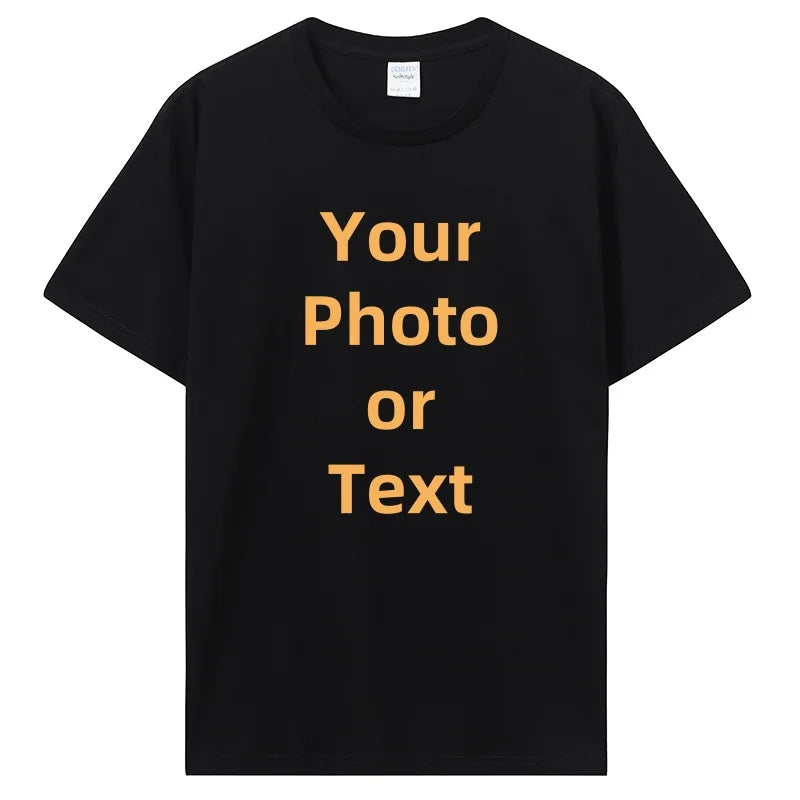 Custom T-shirt Customized Tshirt Personalized T Shirt Diy Print Your Photo.