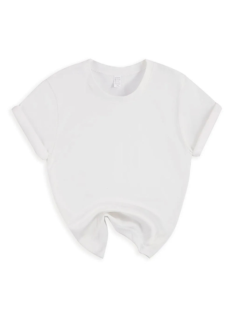 Summer Solid T-Shirts Womens Basic O-Neck Soft T Shirts Casual Comfortable.