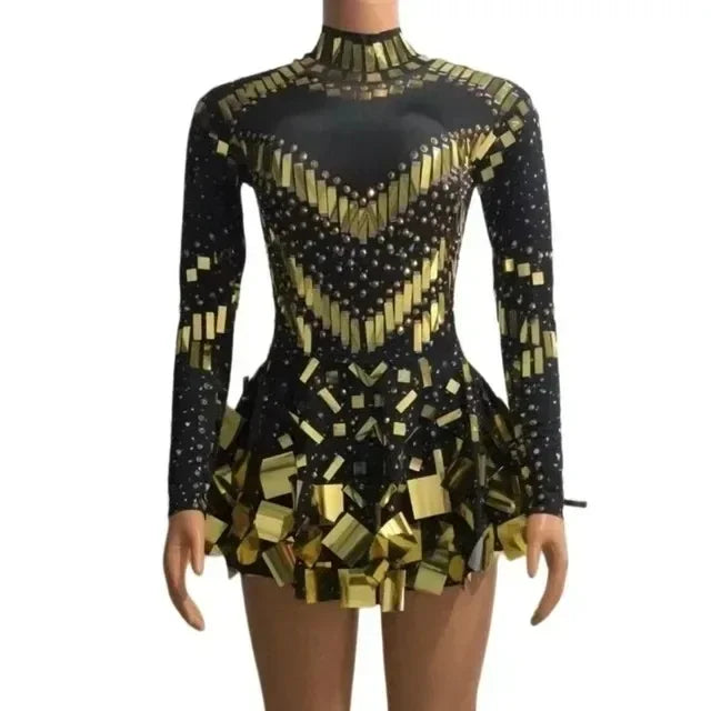 Nightclub Party Celebrate Dress Women Dancer Performance.