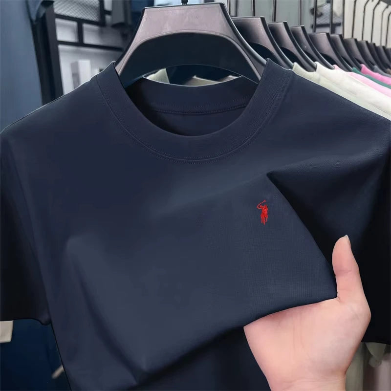 pure cotton high-end short-sleeved T-shirt, summer designer brand.