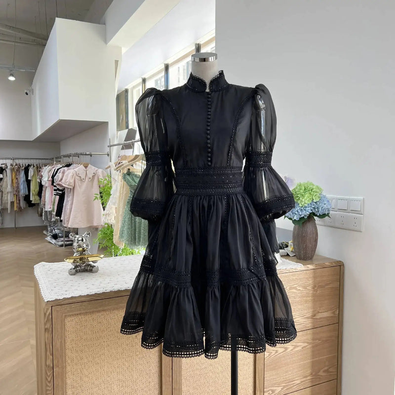 Luxury Organza Prom Evening Dresses Women Summer Autumn.