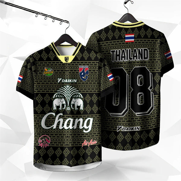 Thailand Chang Elephant 3D Printed Short-sleeved Summer Street T Shirt Man High Quality Men's And Women's.