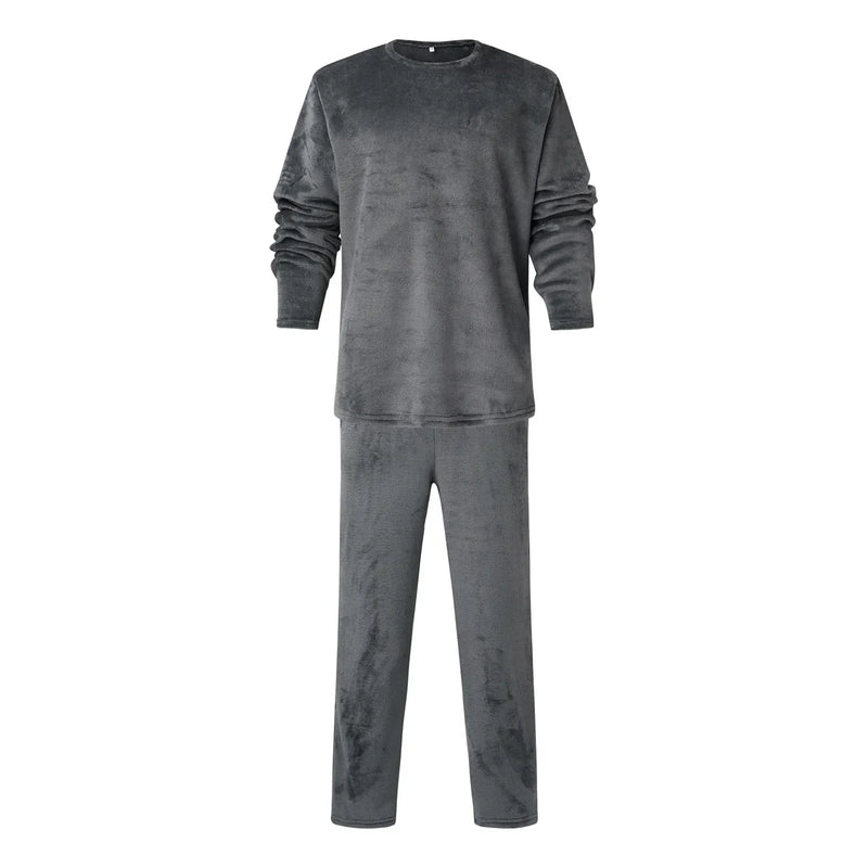 Winter Men's Suit Couples Coral Fleece Pajamas.