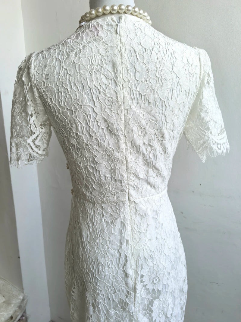 Women’s Luxury Crystal Bow Evening Formal Dress.