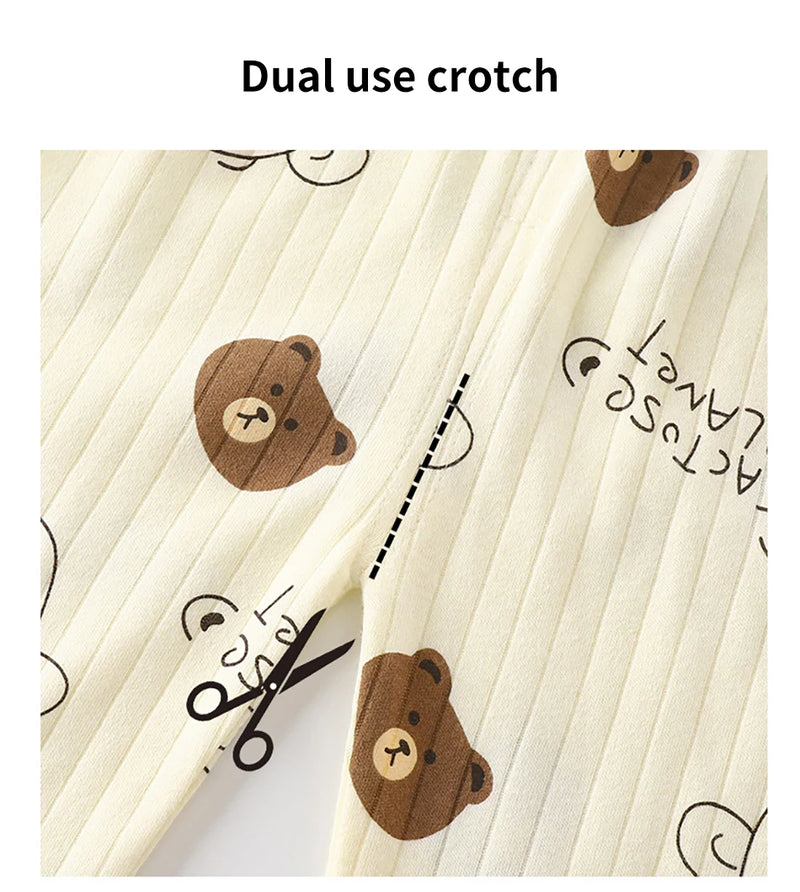 Kids Casual Autumn Long Sleeve Pajamas Set Boys and Girls.