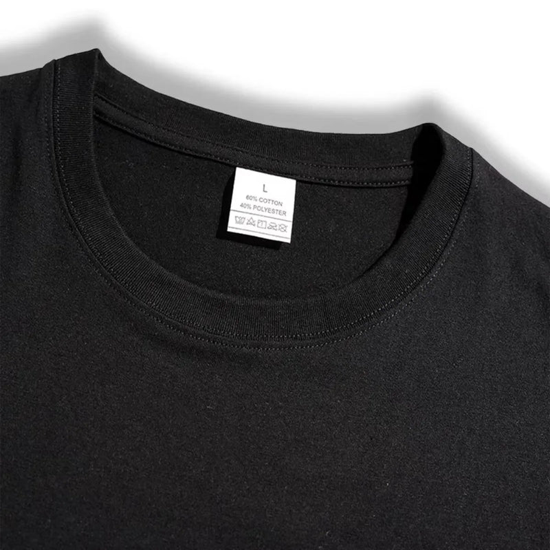 Cotton Men's Summer American-Style Loose High Street Hip-Hop Sport Short-Sleeved.
