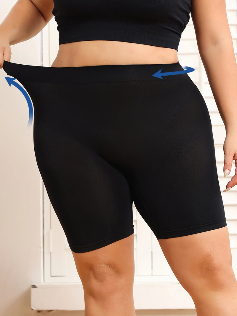 Women's shorts with tummy control and butt-lifting.