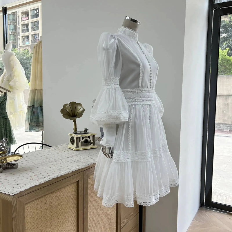 Luxury Organza Prom Evening Dresses Women Summer Autumn.