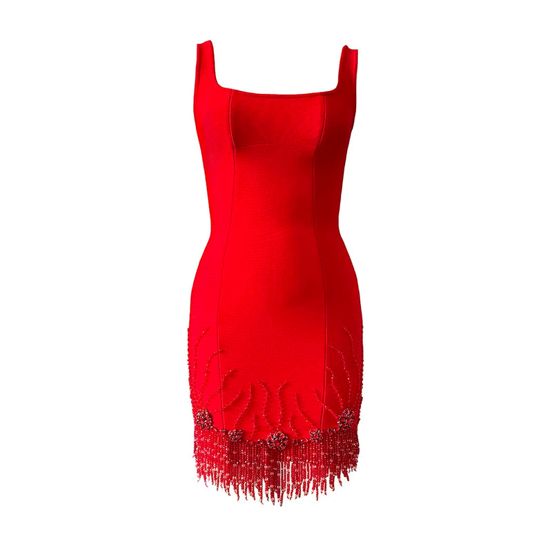 Women Sexy Sleeveless Bandage Dress.