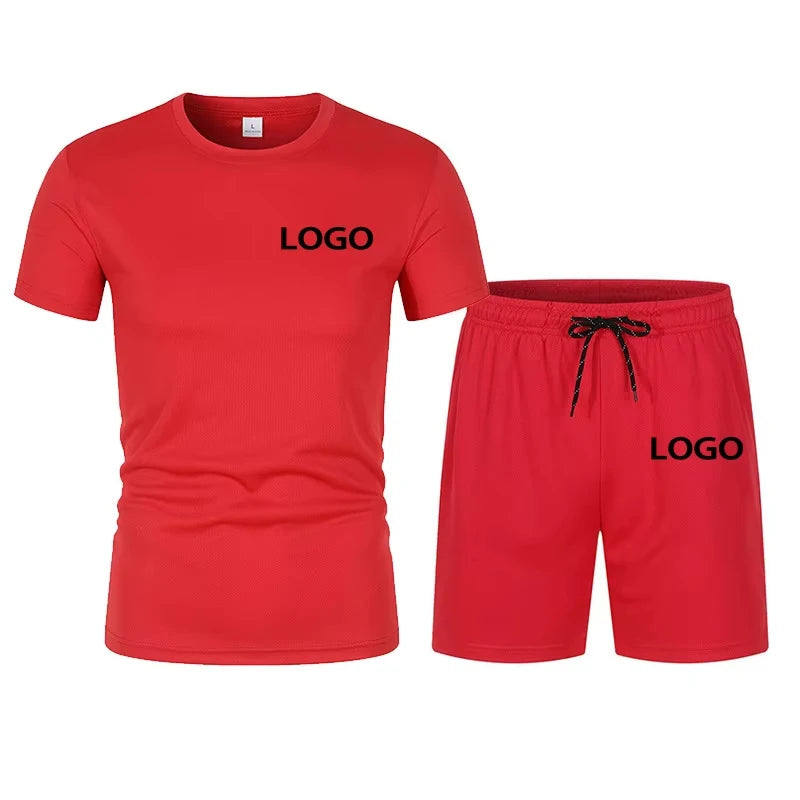 Customized Logo Your Design Short Sleeved DIY Men's Sports.