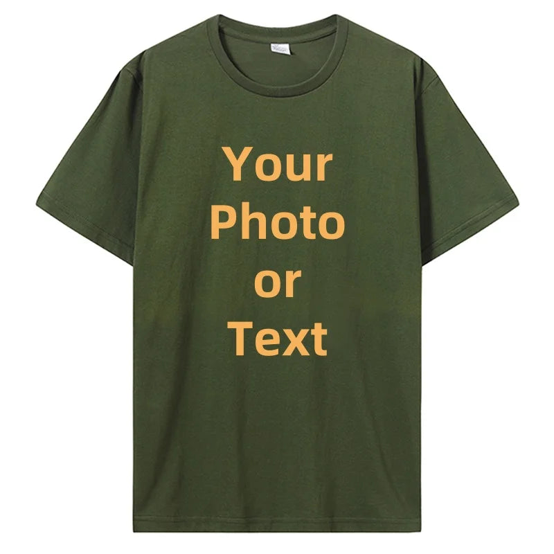 Custom T-shirt Customized Tshirt Personalized T Shirt Diy Print Your Photo.