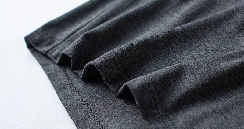 Modal Cotton Pajamas Suit Summer Men's Thin Loose Short-sleeved Shorts.