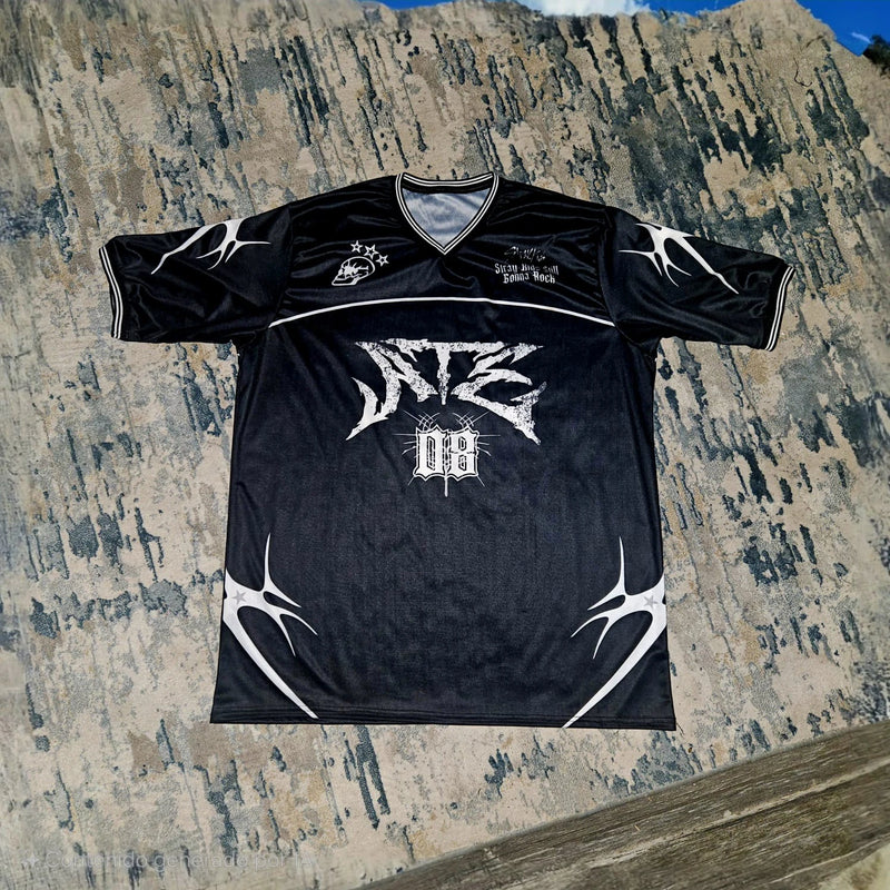 Summer Women's Korean Version Ybsy Football Jersey T-Shirt V-Neck.