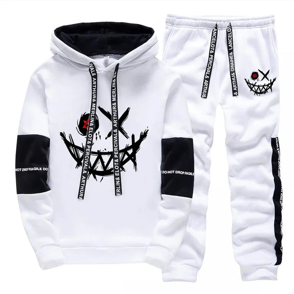 Hot Sales Mens Tracksuit Printed Single Piece Sweatshirts Sweatpants.