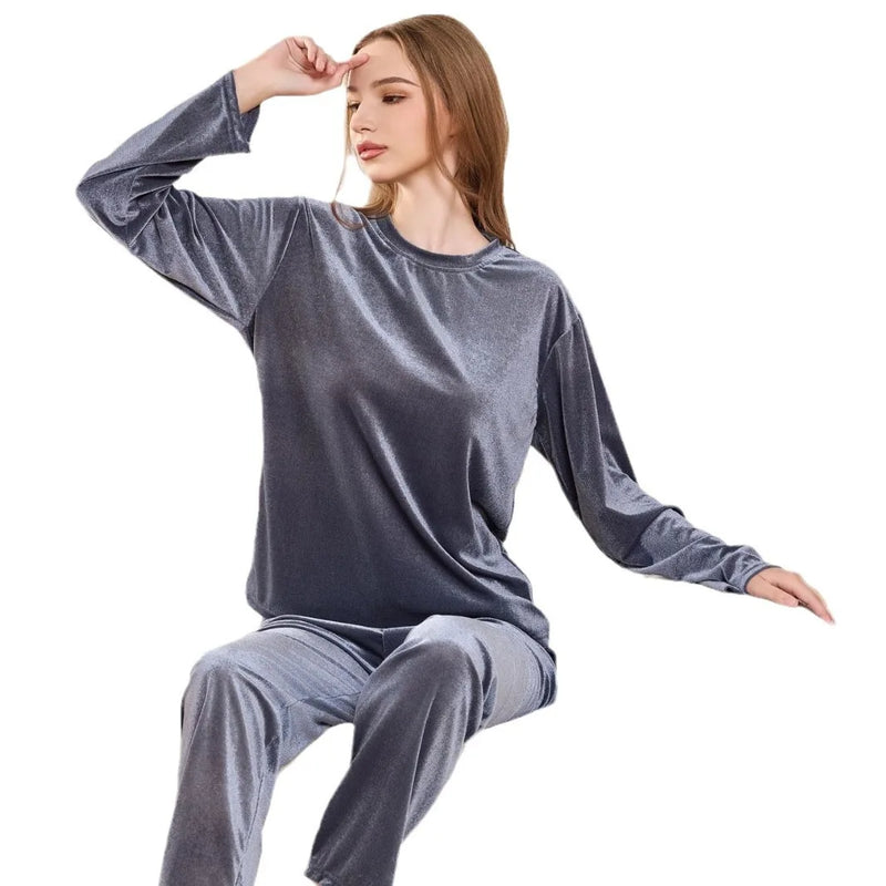 Women's Home Clothes Loungewear Sets Woman Pajamas Set.