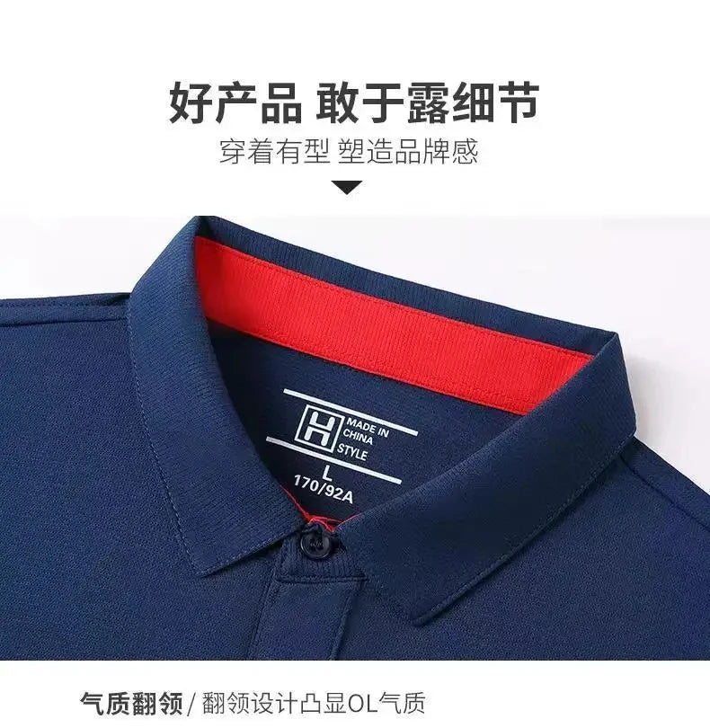 Men's Polo Shirt Summer Casual Short Sleeve Cotton Polo Shirts.