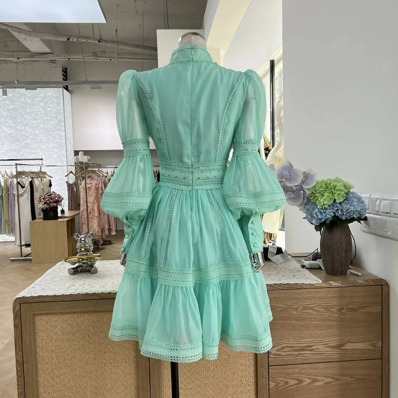 Luxury Organza Prom Evening Dresses Women Summer Autumn.