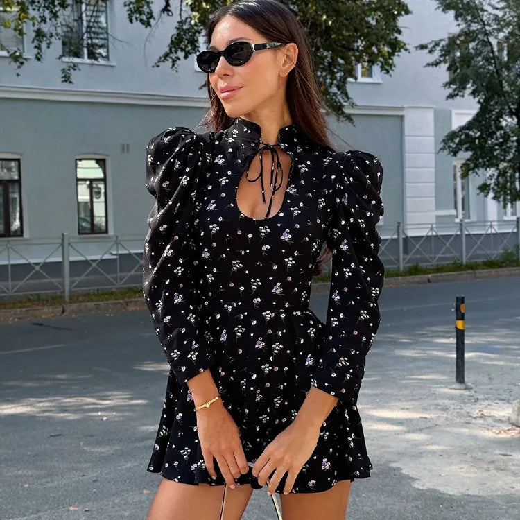 Women’s Tossy Printed Lace-Up Fashion Dress.