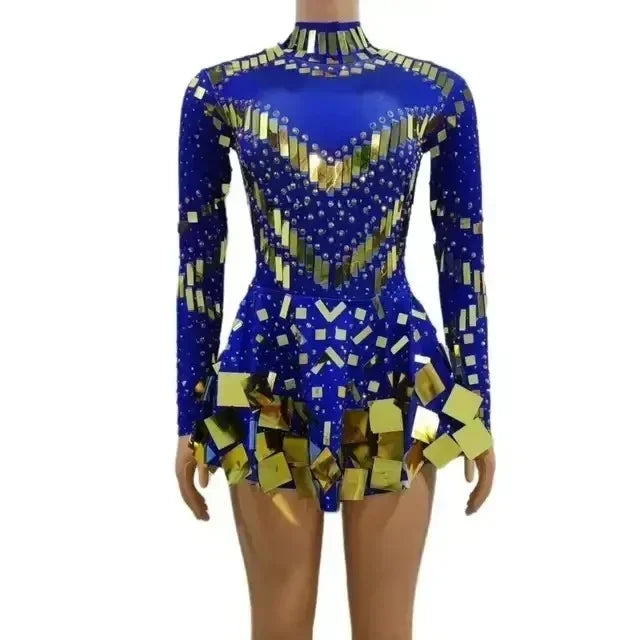 Nightclub Party Celebrate Dress Women Dancer Performance.
