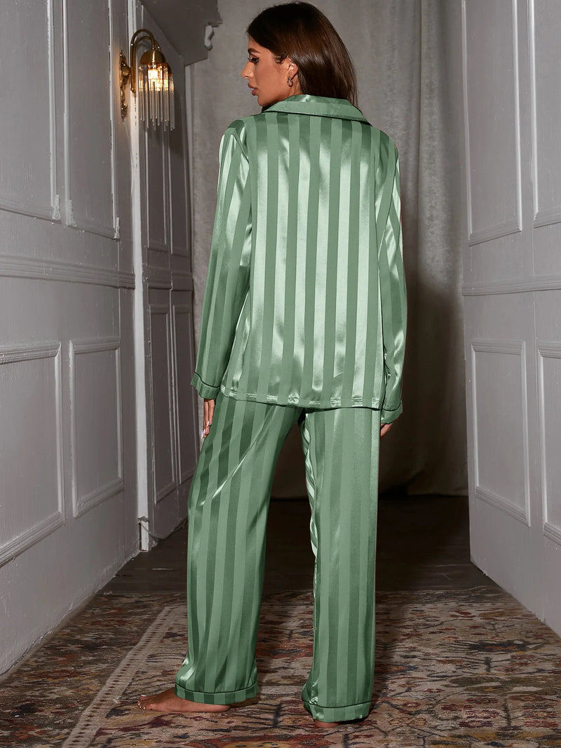Luxury Women's Pajamas Set Nighty for Woman.