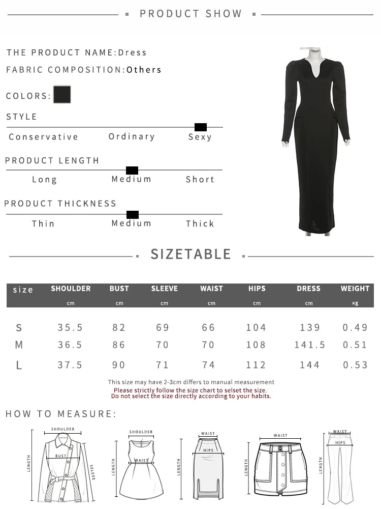 Kliou Casual Elegant Long Dresses Woman.