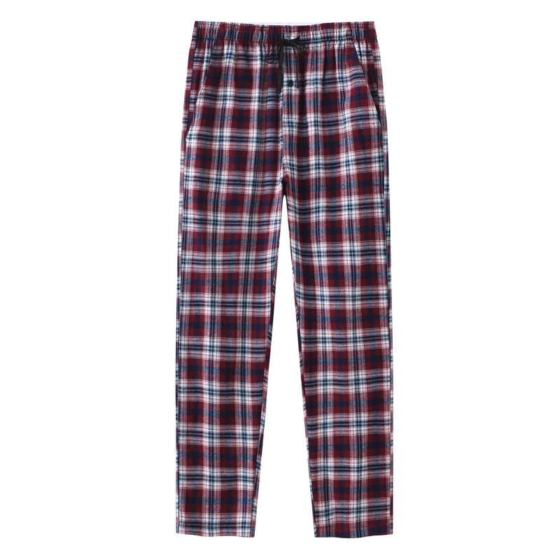 3Pcs Men's Plaid Pajama Sleeping Pants.
