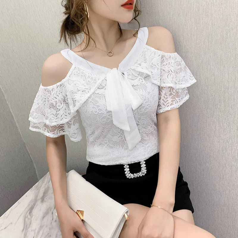 Women V Neck Off Shoulder T Shirt For Women Butterfly Sleeve Sexy.