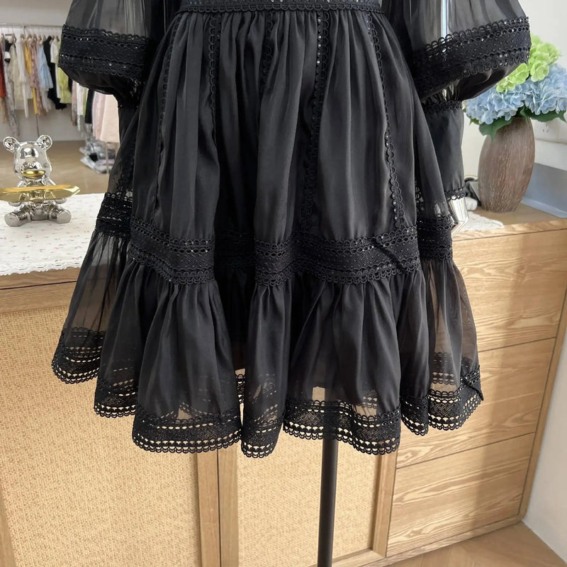 Luxury Organza Prom Evening Dresses Women Summer Autumn.