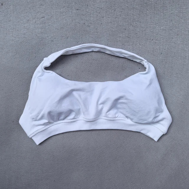 Shorts Set 2 Pieces Seamless Yoga Set Workout Tracksuit Women Halter Sport.