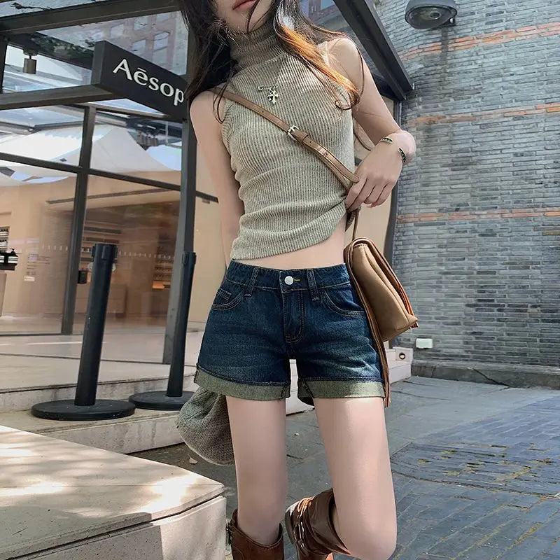 Shorts Womens Denim Summer New High Waist.
