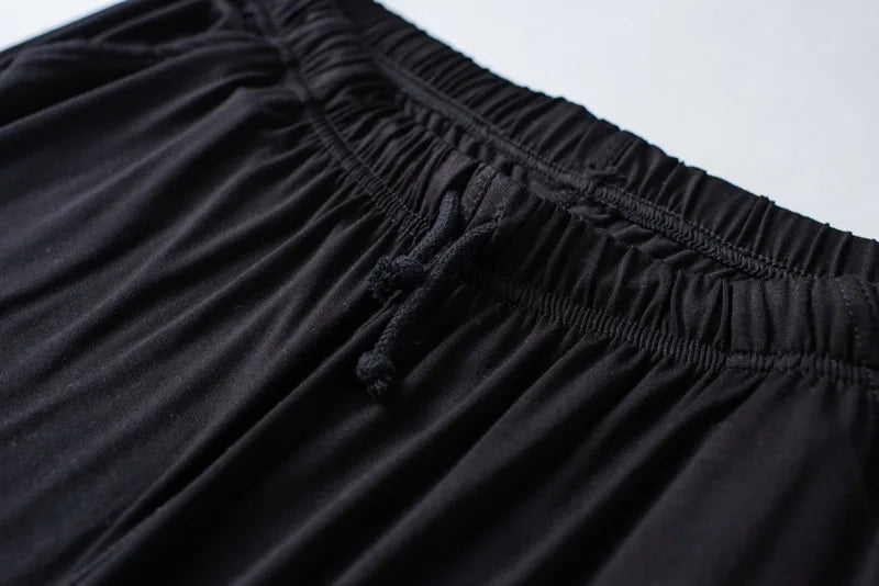 Modal Cotton Pajamas Suit Summer Men's Thin Loose Short-sleeved Shorts.