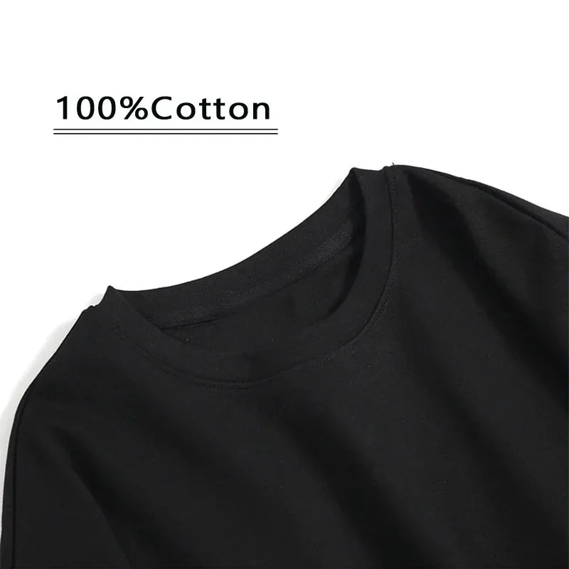 Summer Men's and Women's Loose and Breathable T-shirt Top.