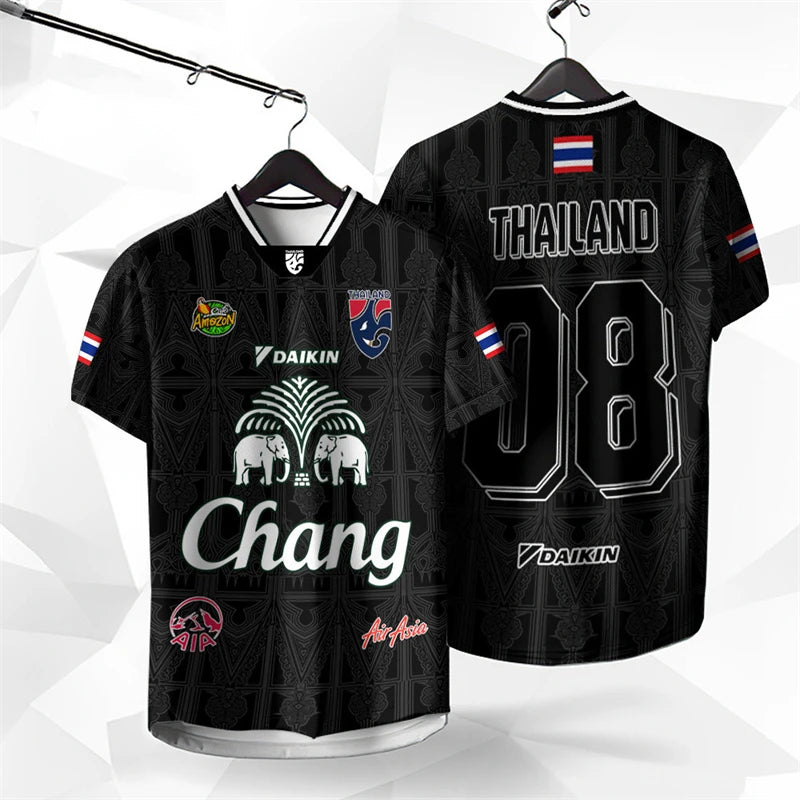 Thailand Chang Elephant 3D Printed Short-sleeved Summer Street T Shirt Man High Quality Men's And Women's.
