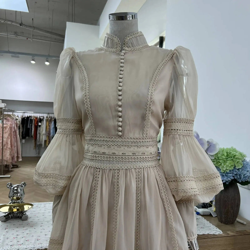 Luxury Organza Prom Evening Dresses Women Summer Autumn.