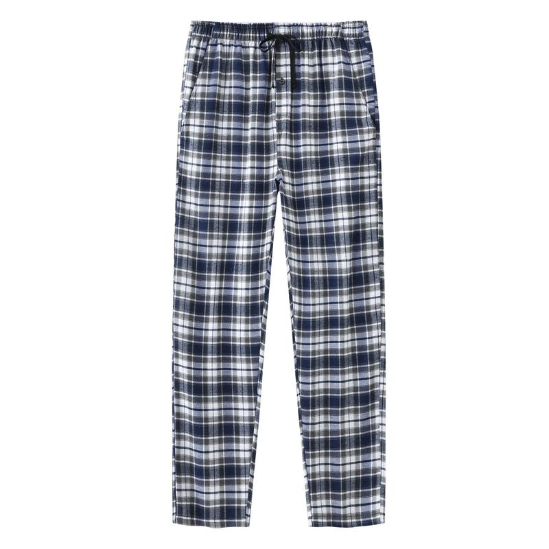 3Pcs Men's Plaid Pajama Sleeping Pants.
